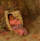 Grace Hudson, William (Pu-La), 1907, oil on board