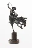 Harry Jackson, Two Champs II, 1977, bronze