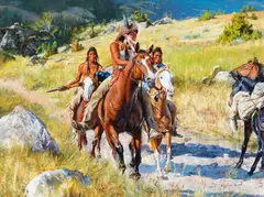 D. Edward Kucera, When Caution Meets a Stranger, 2023, oil on canvas
