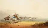 Alfred Jacob Miller, Lassoing Horses