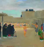 Bert Geer Phillips, Foot Race at Taos – San Geronimo Day