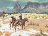 Kenneth Riley, Dragoon Trail, 1974, oil on board