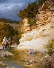 James Robinson, Under the Weather, oil on canvas