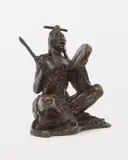 The Medicine Man by Charles Marion Russell, bronze, sold Jul 2023