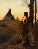 De Cost Smith, Sioux Lovers, 1887, oil on canvas