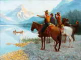 Frank Stick, Riders at Lake McDermott