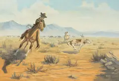 Robert Summers, Maverick, oil on canvas