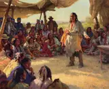 Howard Terpning, Paper That Talks Two Ways – The Treaty Signing