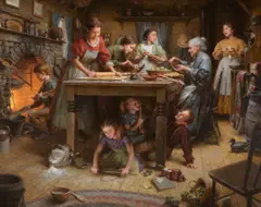 Morgan Weistling, Family Traditions, 2014, oil on canvas