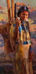 Jeremy Winborg, Fierce Protector, 2023, oil on board