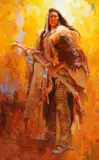 Roy Andersen, He Wears His Power Like a Shield, oil on canvas