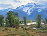 Clyde Aspevig, July in the Tetons, 1984, oil on canvas