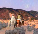 Eric Bowman, On Our Way, oil on canvas