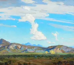 Carl Oscar Borg, Summer Clouds, oil on canvas