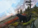 Michael Coleman, Catching the Scent, oil on canvas laid on board