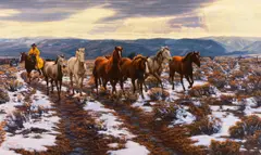 Tim Cox, Better Days Ahead, 1988, oil on board