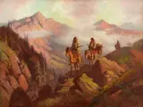 Gordon Coutts, Return from the Hunt, oil on canvas