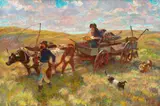 Harvey Dunn, The Homesteaders, 1942, oil on canvas