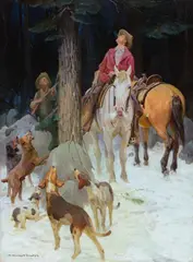 W. Herbert Dunton, Treed (ca. 1915), oil on canvas