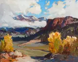 Fremont Ellis, Summer Shadows, oil on canvas laid on board