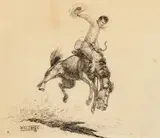 William R. James, Bucking Broncho
