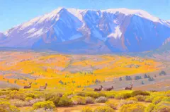 Charles Muench, High Plains Drifters, 2022, oil on canvas