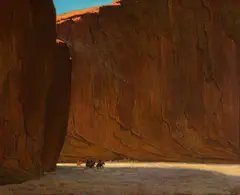 Edgar Alwin Payne, Canyon de Chelly (ca. 1916-19), oil on canvas