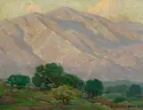 Edgar Alwin Payne, Pasadena, California, San Gabriel Mountains, oil on canvas