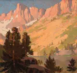 Payne Lake, Sierras by Edgar Alwin Payne, oil on canvas, sold Jul 2022