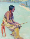 Bert Geer Phillips, The Rabbit Hunter, Winter