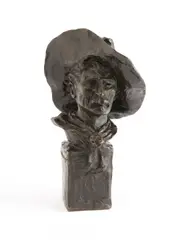 The Sergeant by Frederic Remington, bronze, sold Jul 2022