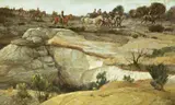 Kenneth Riley, Apache Raiders, 1998, oil on board