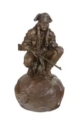 Scott Rogers, Chiricahua Apache, 2009, bronze