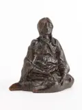 The Robe Flesher by Charles Marion Russell, bronze, sold Jul 2022
