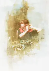 Richard Schmid, Nancy, 1989, watercolor on paper