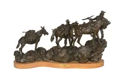 When Quiet Can Save Your Life by Grant Speed, 1986, bronze, sold Jul 2022