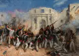 Andy Thomas, The Alamo, Oil on canvas