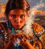 Jeremy Winborg, Smoke Follows Beauty, 2022, oil on board
