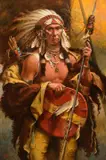 William Ahrendt, Chief Joseph, oil on canvas