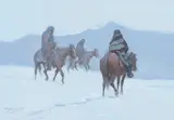 Oscar E. Berninghaus, Taos Indians on Horseback