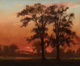 Albert Bierstadt, Sunset Study
