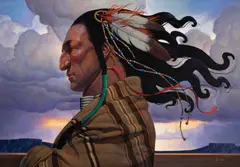Thomas Blackshear II, Mighty Wind, oil on canvas