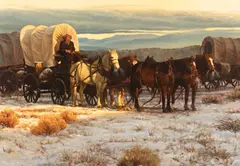 The Morning Begins to Warm by Dan Bodelson, oil on canvas, sold Jul 2021