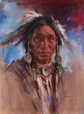 Harley Brown, Northern Plains, pastel on paper