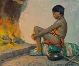 E. Irving Couse, Indian Reverie