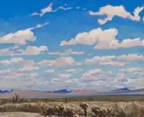Maynard Dixon, Clouds of a Summer Afternoon, 1945, oil on canvas laid on board