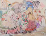 Leon Gaspard, Russia, oil on canvas laid on board