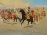 Elling William Gollings, Lady at Roundup