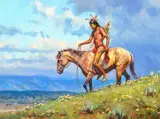 Long Way to Camp by Martin Grelle, 2006, oil on canvas, sold Jul 2021