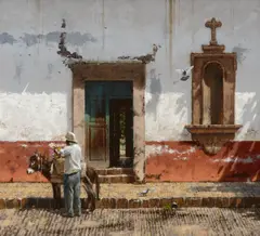 George Hallmark, Aniversario, 2021, oil on canvas